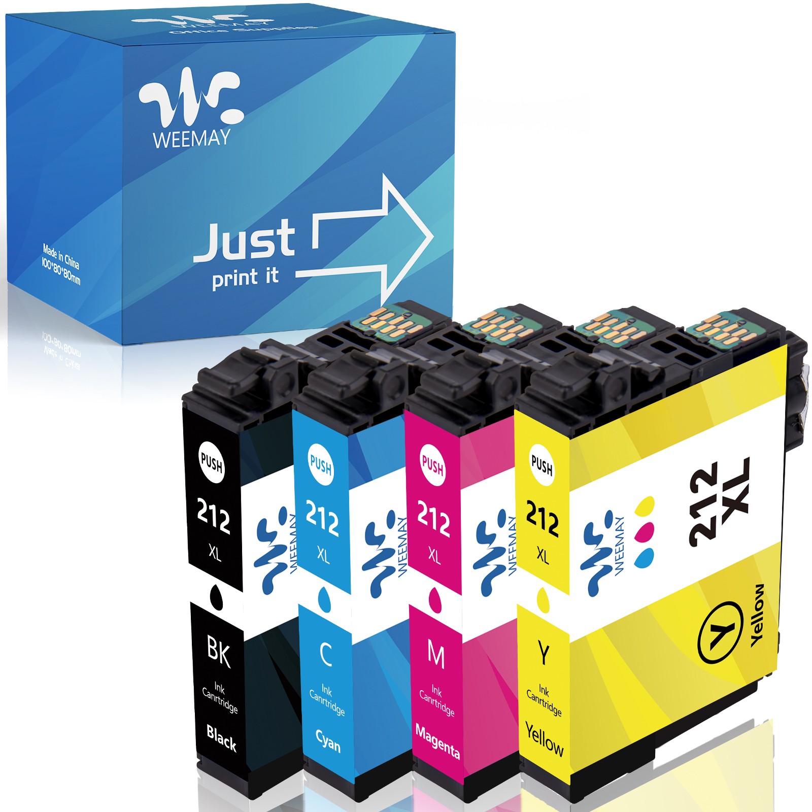 212XL Ink compatible with Epson Workforce WF-2830 WF-2850 XP-4100 XP-4105