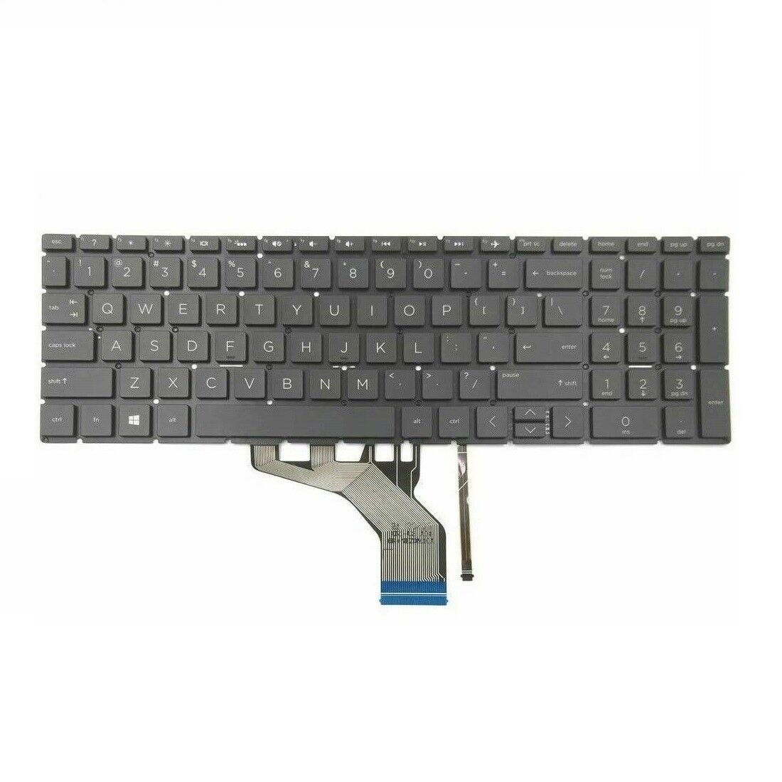 New for HP 17-by0083cl 17-by0081cl 17-by0073cl 17-by0071cl US Backlit Keyboard