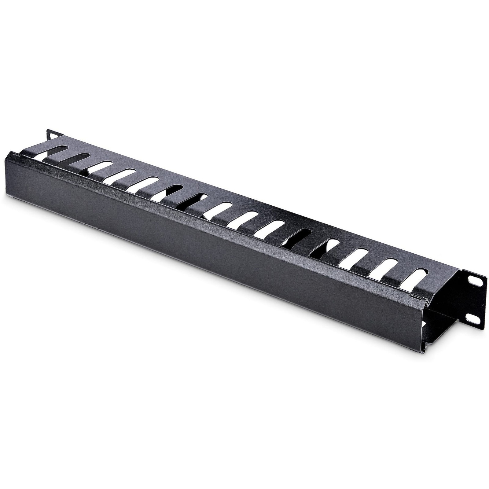 StarTech.com 1U Horizontal Finger Duct Rack Cable Management Panel with