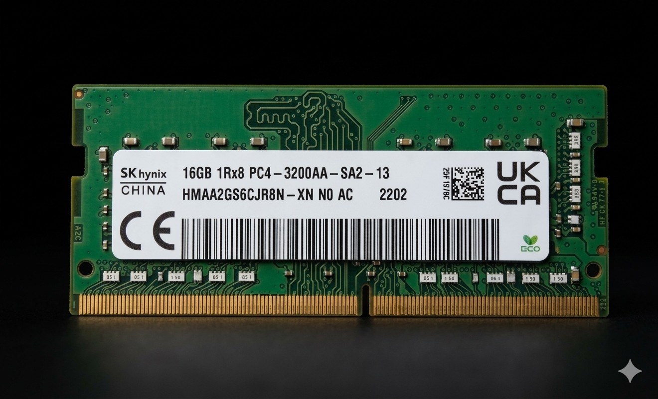 🔥SK Hynix 16GB DDR4-3200 1Rx8 PC4-25600 Laptop RAM SODIMM HMAA2GS6CJR8N-XN