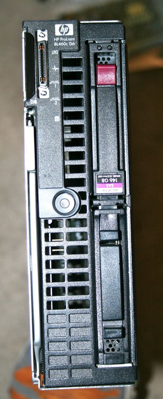 HP ProLiant BL460c G6 E5540 2x 2.53ghz Xeon blade server 16gb RAM 507779-B21