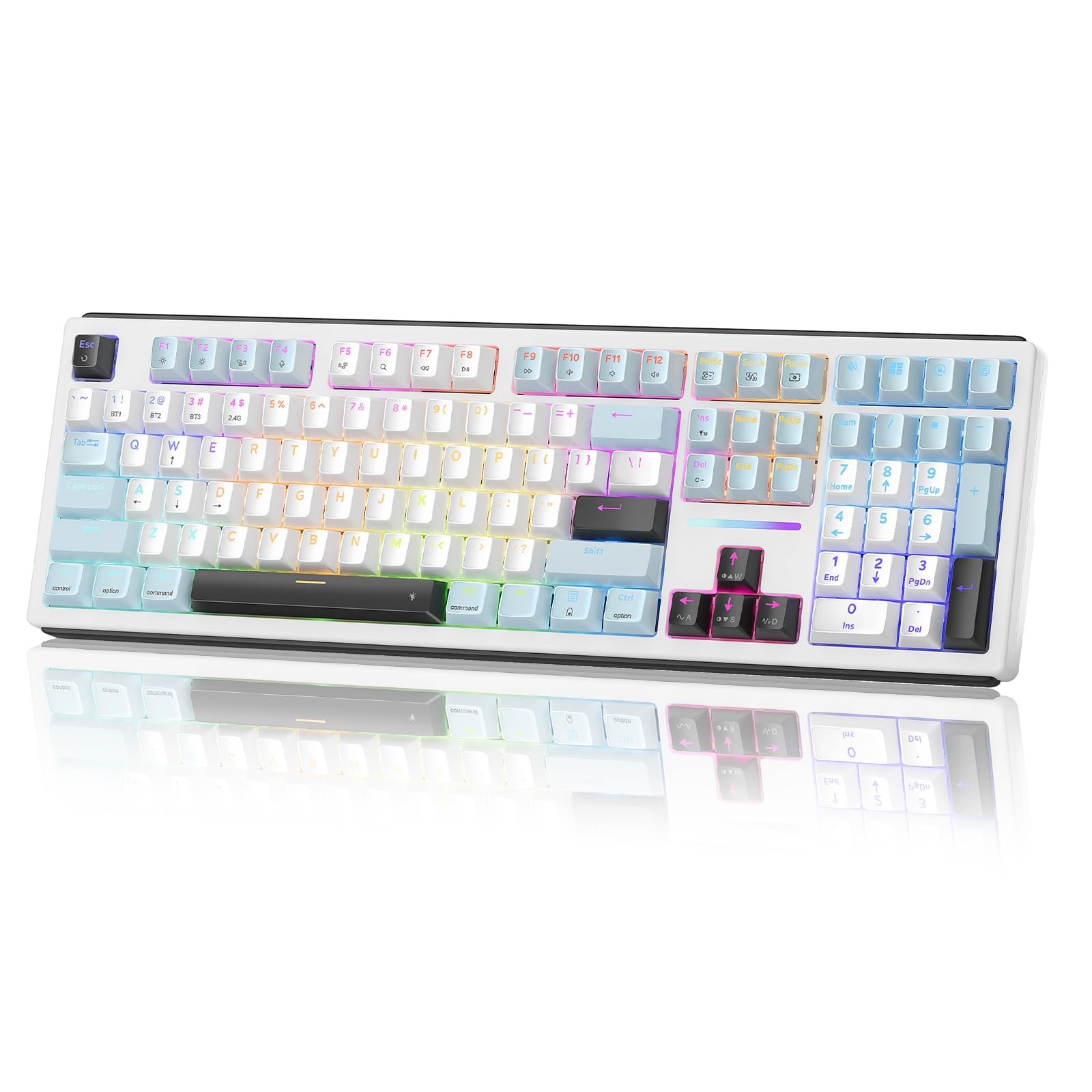 Best Redragon K771 Wireless Mechanical Keyboard, 108-Key Gaming Keyboard with 4