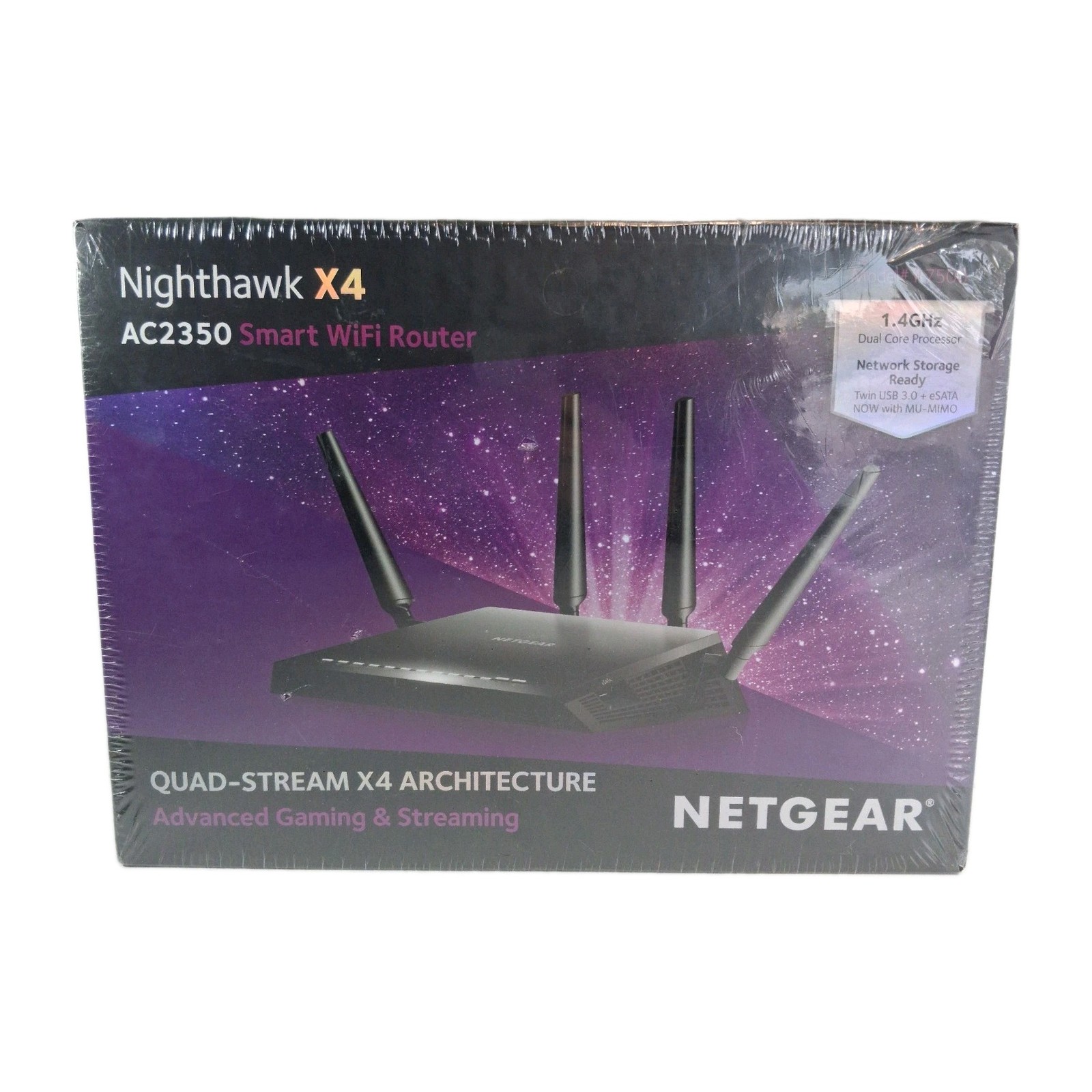 NEW NETGEAR Nighthawk X4 AC2350 R7500 Dual Band Gigabit WiFi Router SEALED
