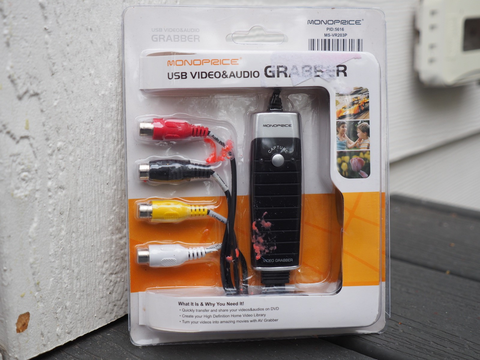 Monoprice USB 2.0 Video Audio Grabber Capture Device 5616 New Sealed