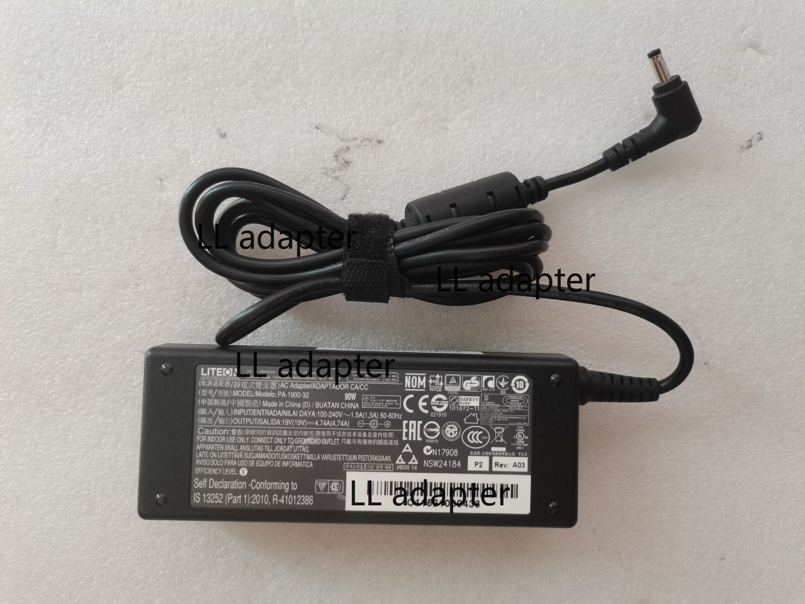 Original LITEON 19V 4.74A for Wacom Cintiq Companion 2 PA-1900-32 4.0mm 90W Plug