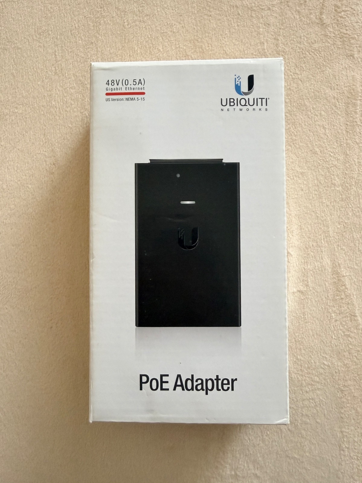 Ubiquiti Networks Poe 48v Adapter 0.5A Power Over Ethernet