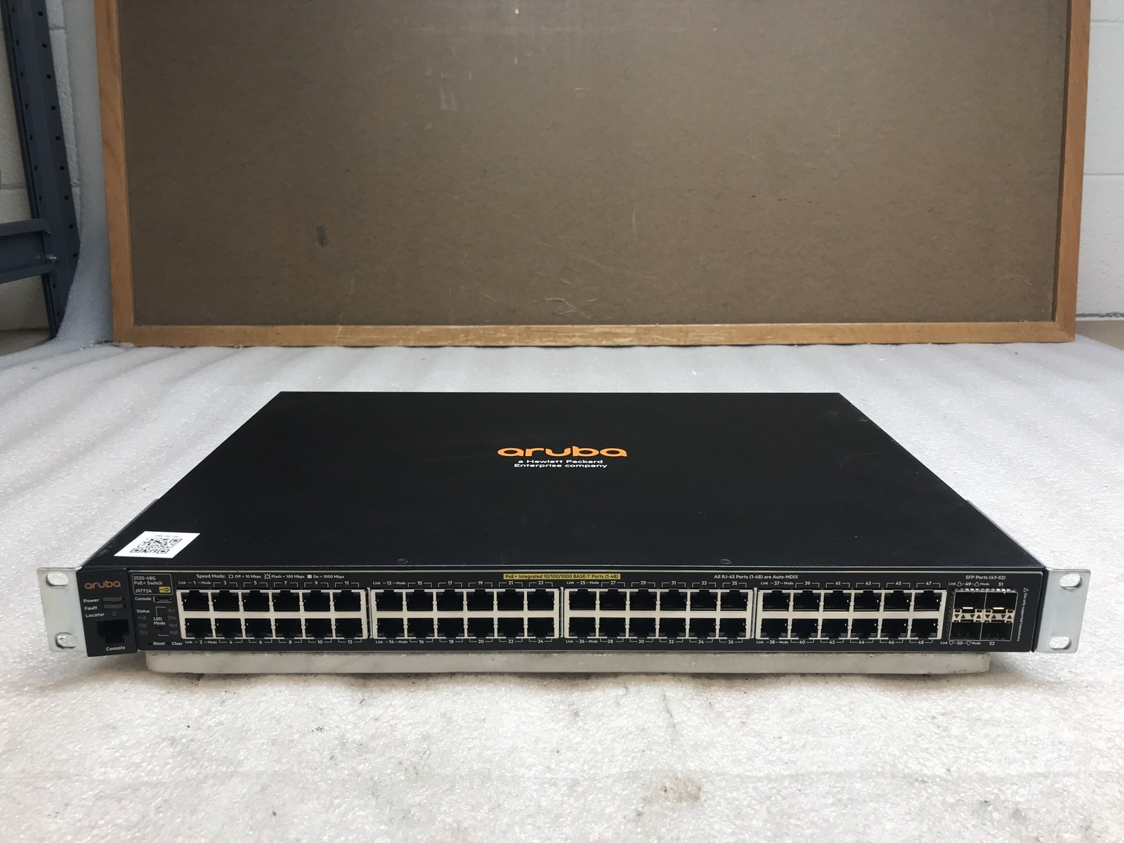 HPE Aruba 2530-48G 48-Port PoE+ GbE & 4-Port SFP Network Switch J9772A