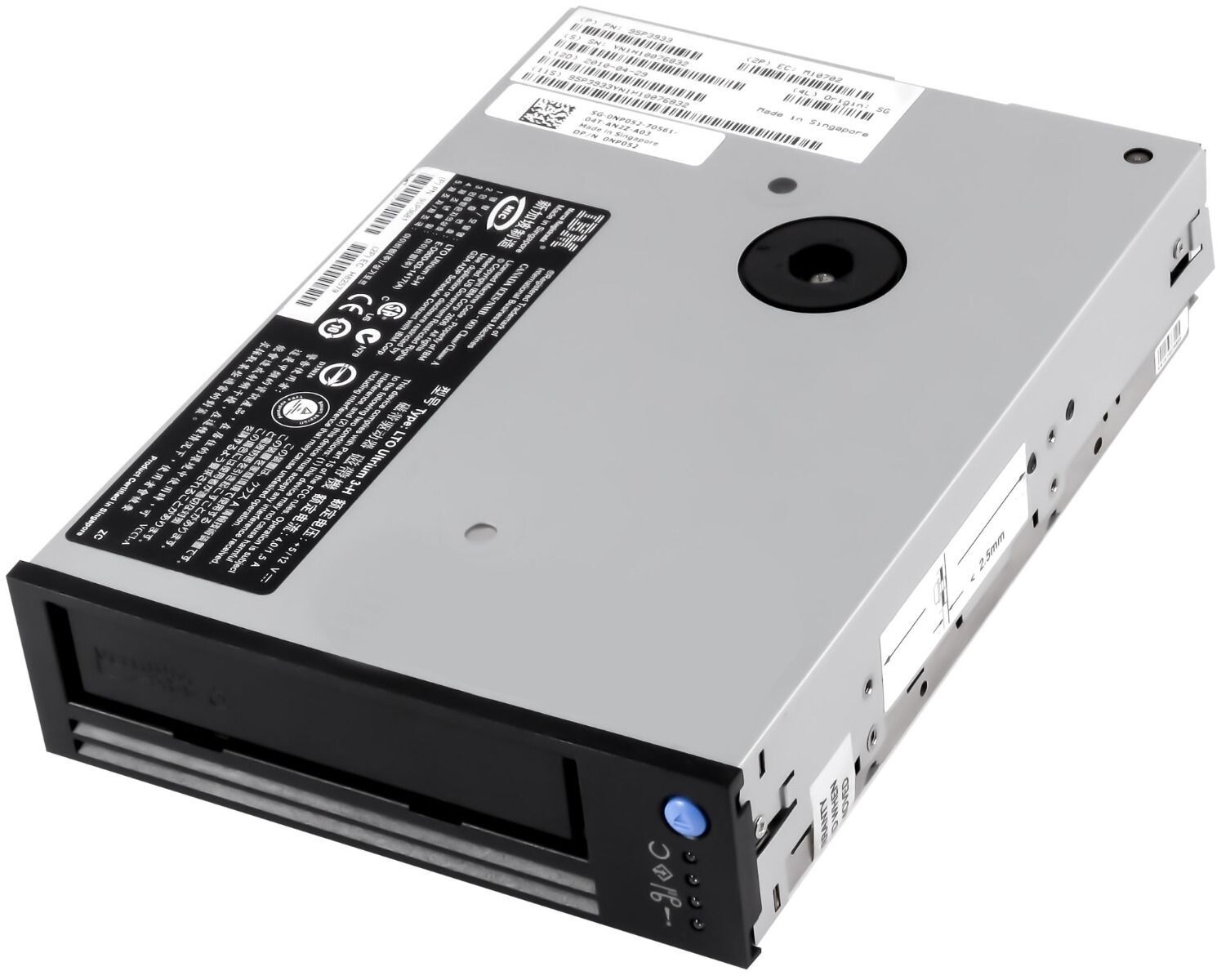 Streamer Dell 0NP052 95P3933 LTO3 400/800GB SCSI 5.25''