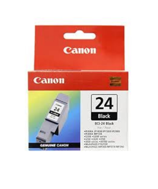CANON BCI-24 GENUINE BLACK INK CARTRIDGE IP2000 IP1000 MP390 MPC200 I450 I470D