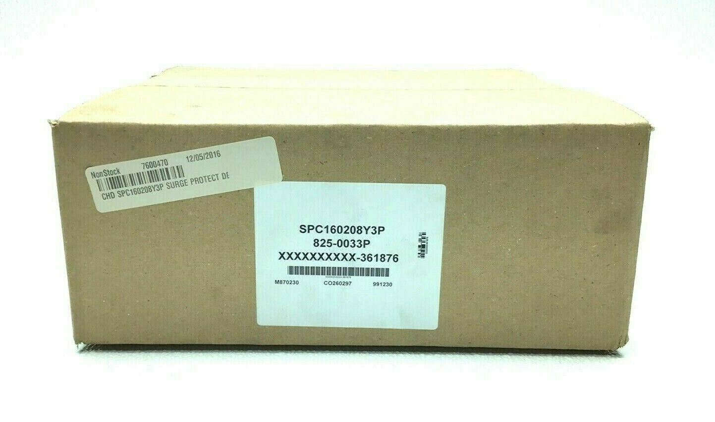 SEALED EATON SPC160208Y3P SURGE PROTECTIVE DEVICE 160 kA PER PHASE 120/208 WYE