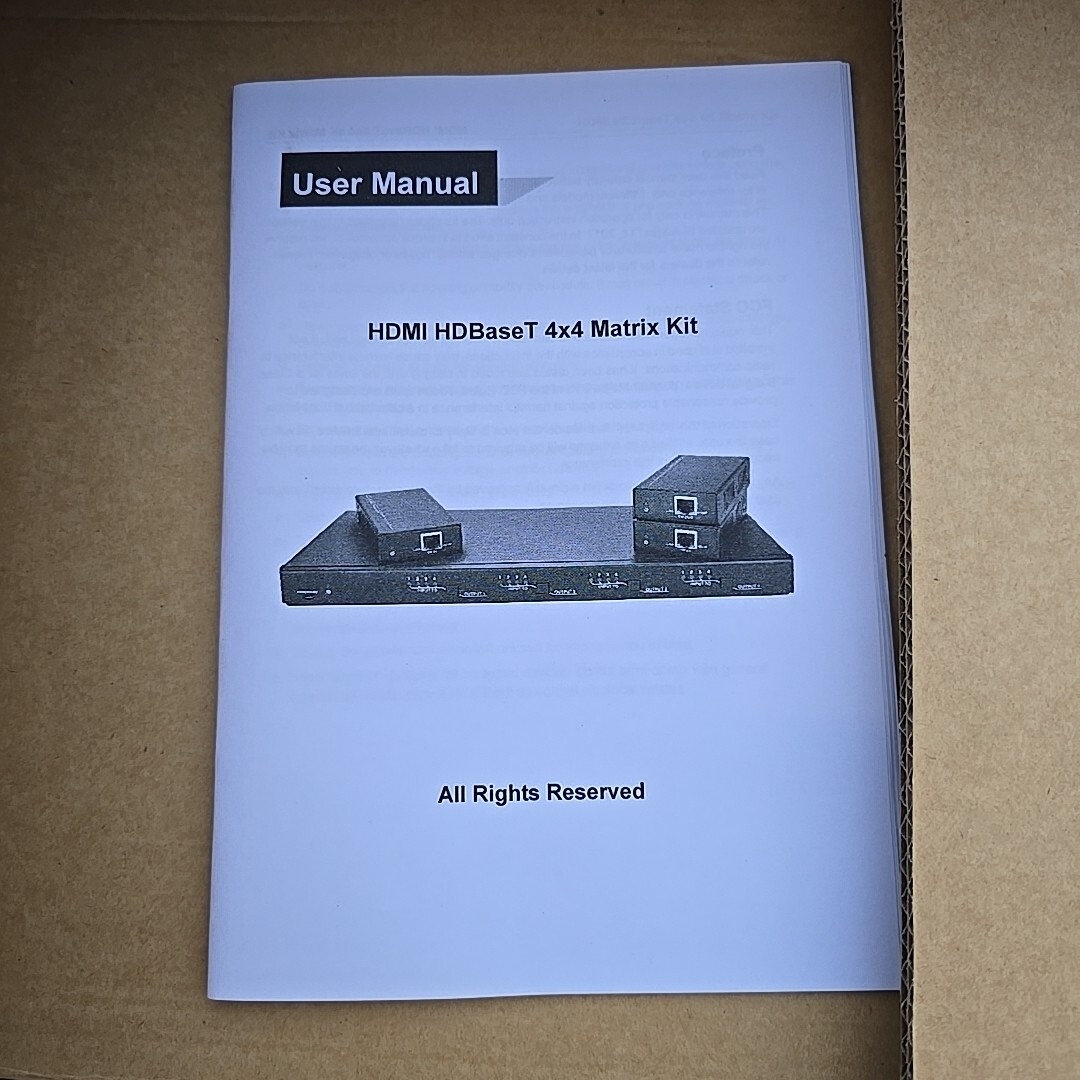SIIG HDMI HDBaseT 4x4 Matrix Extender 4K - 1x HDMI & 3x HDBaseT Outputs - EDID, 