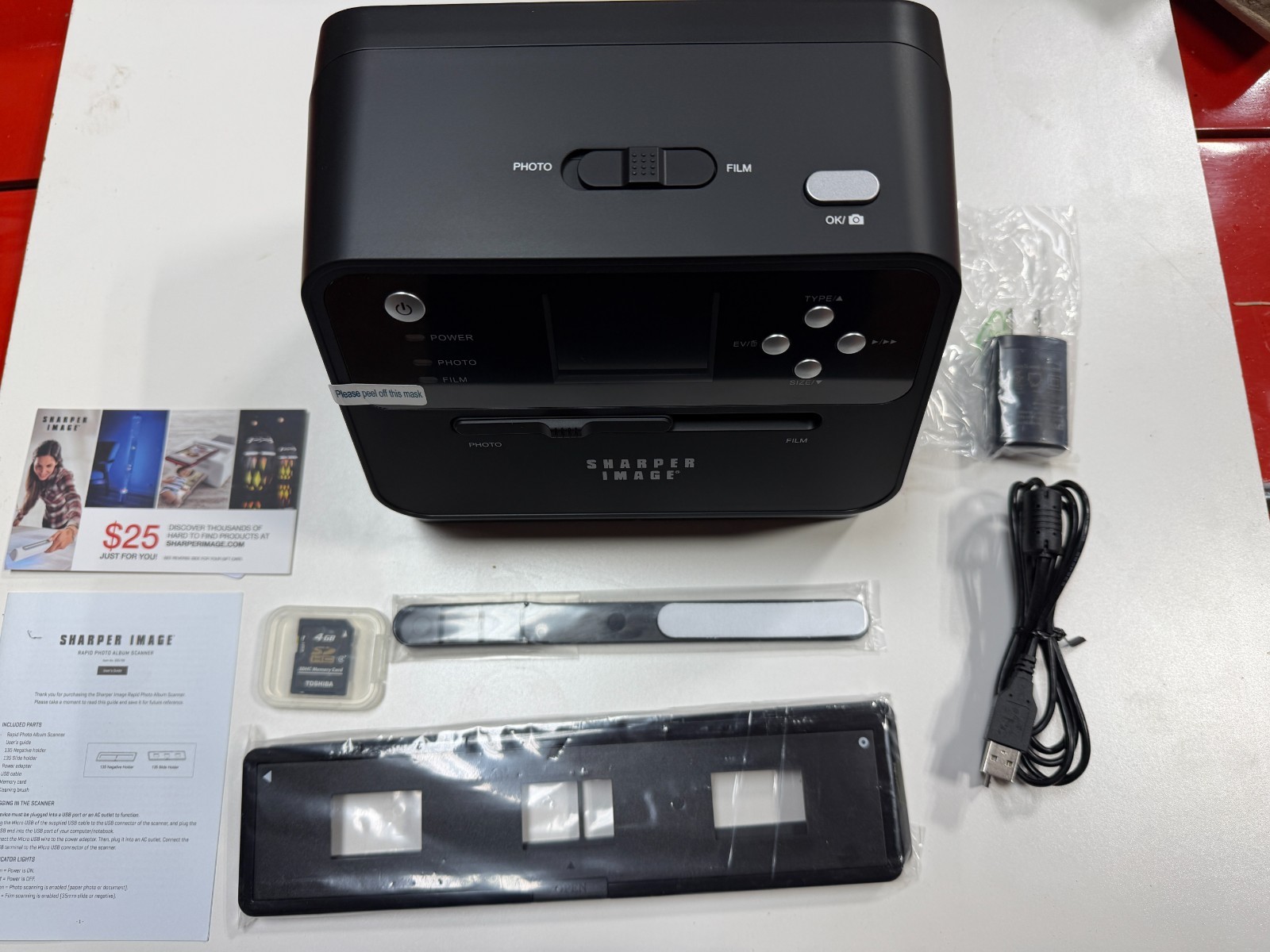Photo Album Scanner Sharper Image Rapid #205799-01