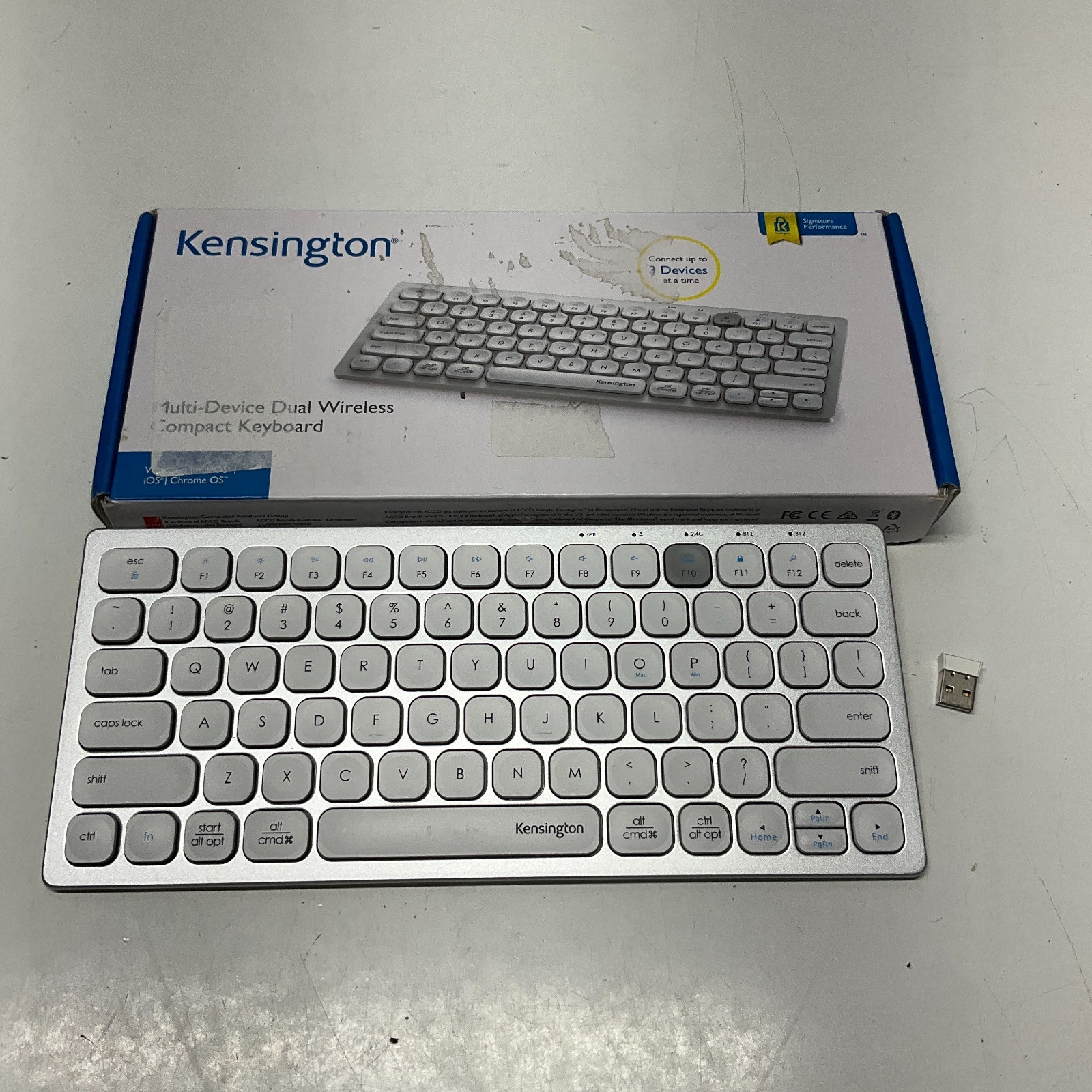 Kensington K75504us Multi-Device Dual Wireless Compact Keyboard Tested