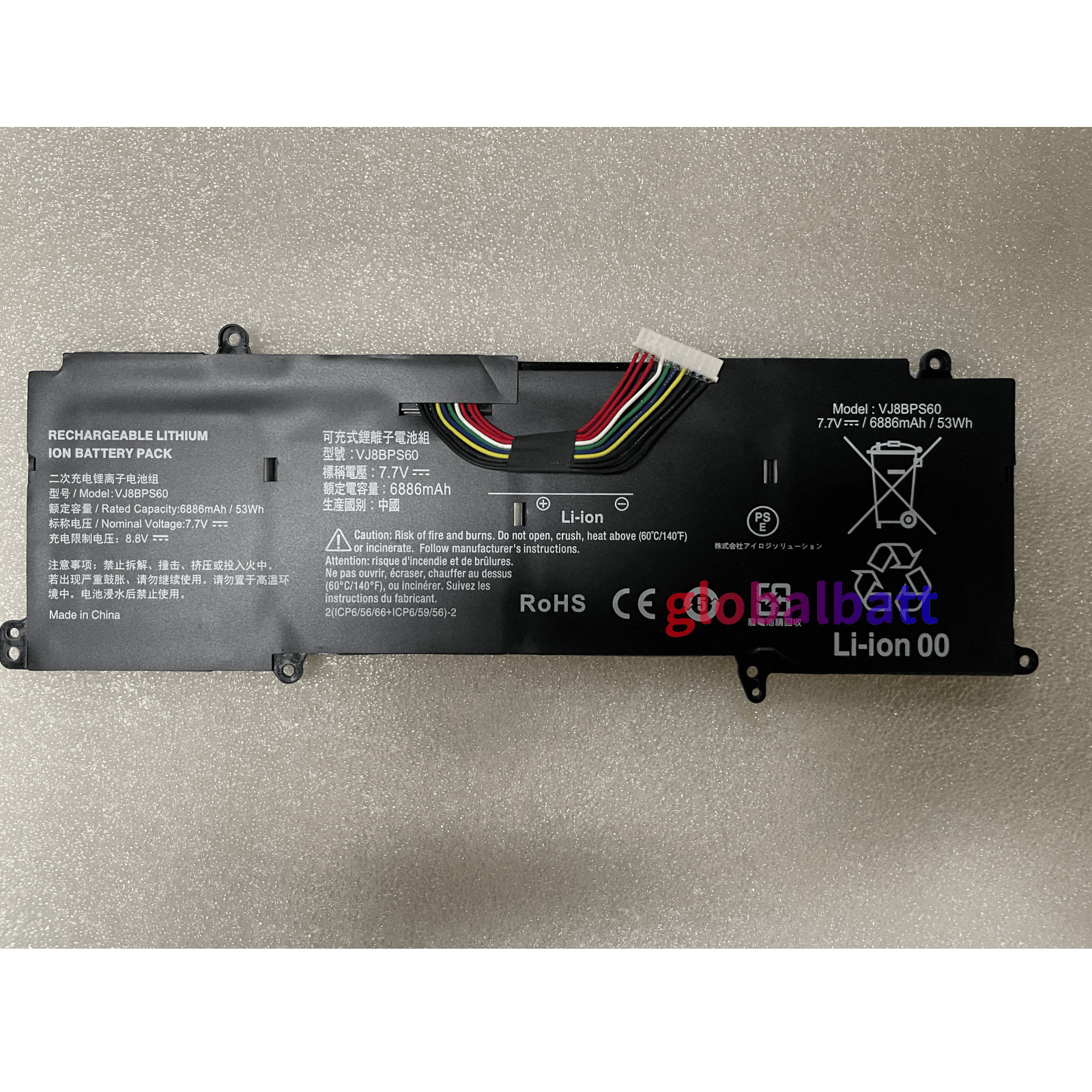 New OEM 6886mAh VJ8BPS60 Battery for Sony VAIO 2021 SX14, SX14 VJS144X0111K