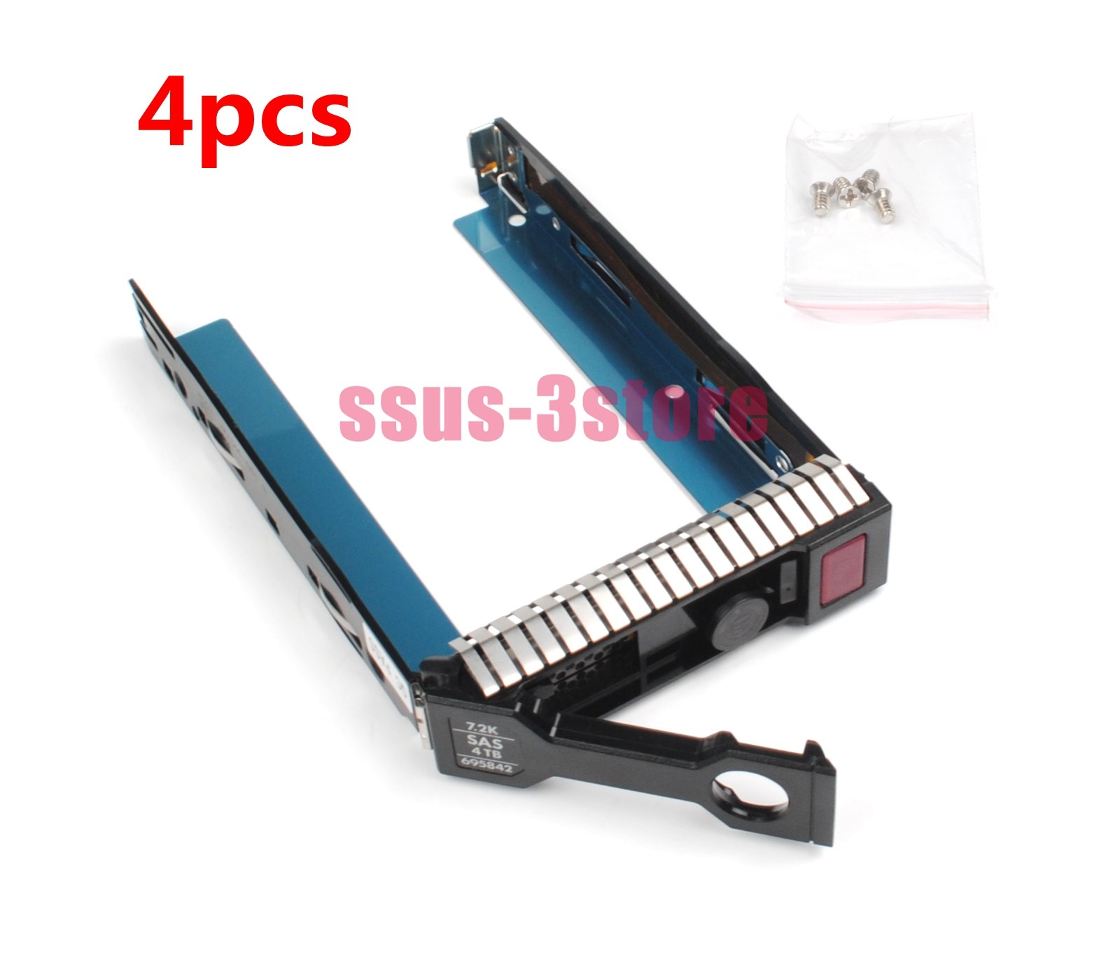 4X 3.5" LFF SAS SATA HDD Tray Original For HP DL360p DL320e DL360e DL385p G8 G9