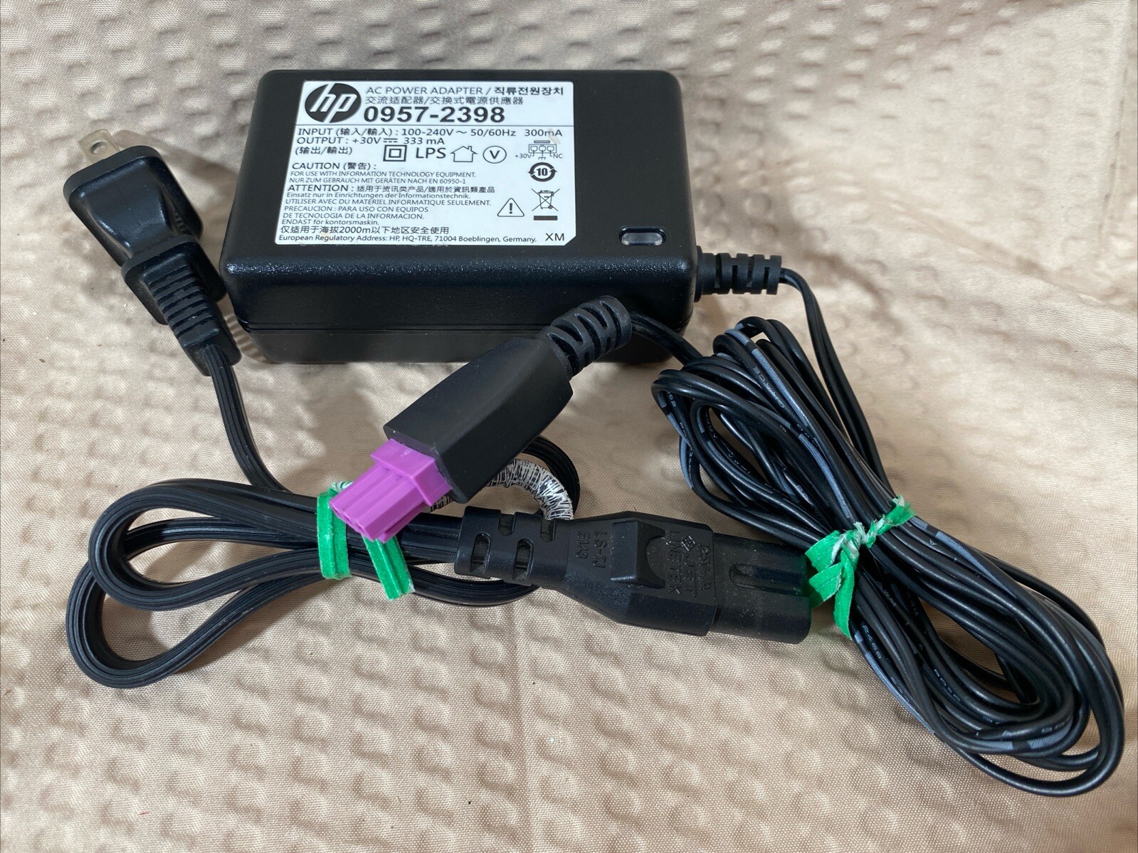 Genuine OEM 0957-2398 AC Power Adapter for HP DeskJet 1000 1050 1050A 1051 1055