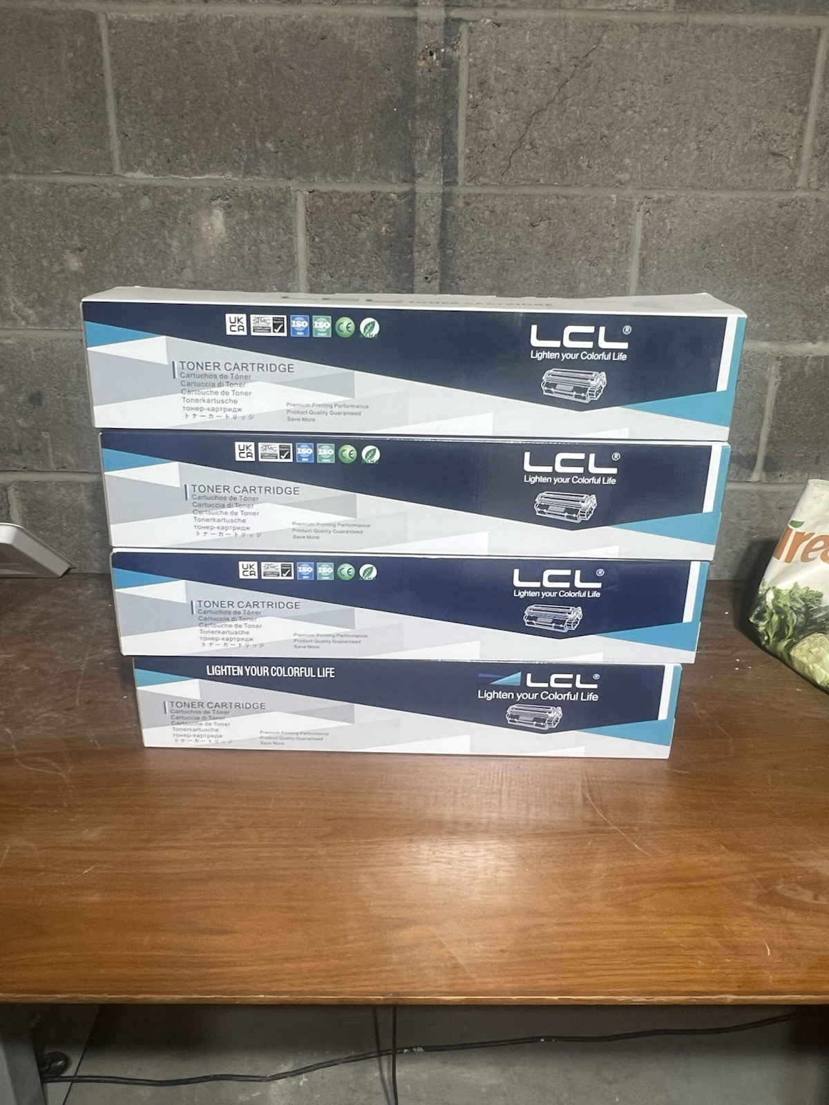 New Lot of 4 LCL Laser Toner Cartridge Cyan, Magenta, black & Yellow C5500