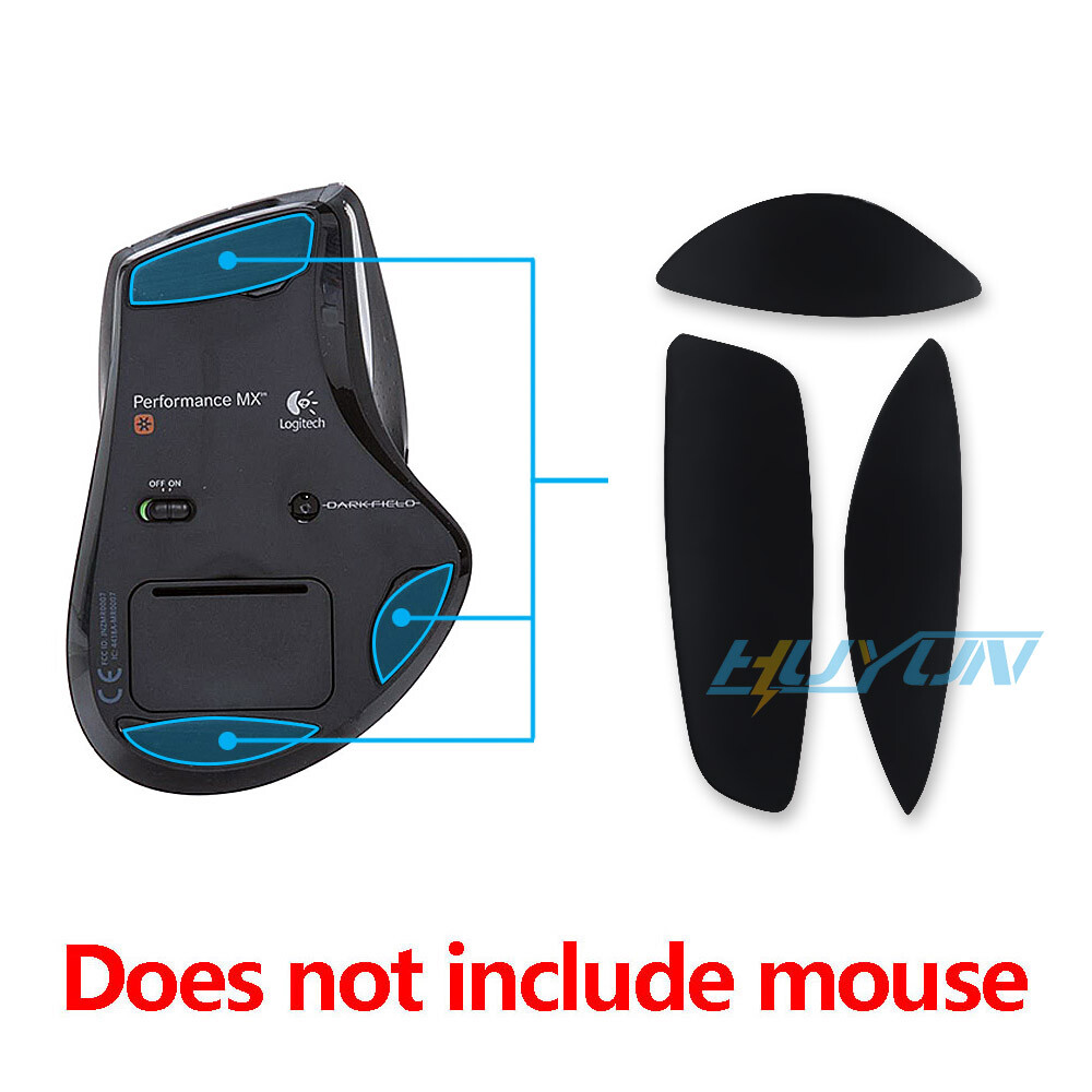 2 sets /Feet/Skates for Logitech M950 M950T Performance MX Mouse Mat 3M Material