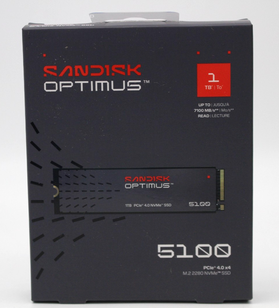 SanDisk Optimus 5100 M.2 2280 PCIe 4.0 NVMe SSD 1TB High Performance - NEW