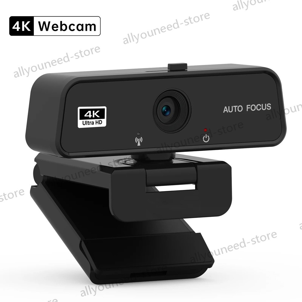 4K USB Webcam Built-in Microphone Autofocus Web Camera for PC Desktop Laptop
