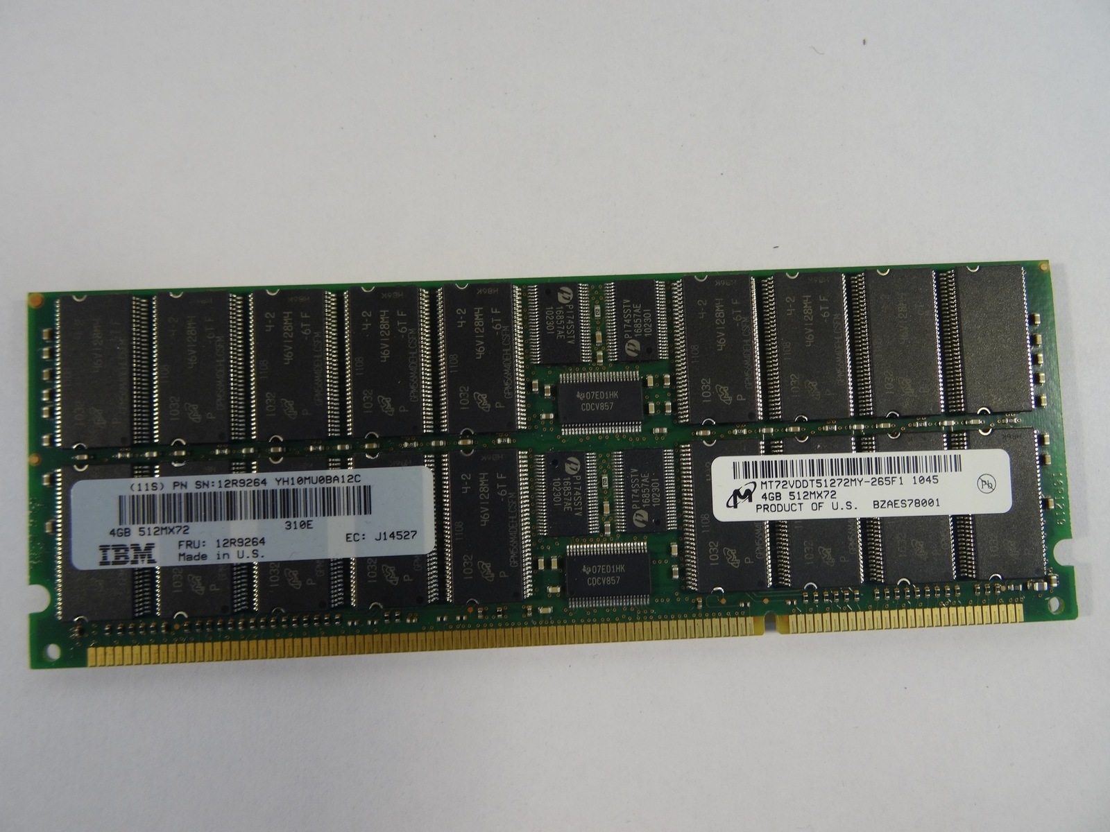IBM 12R9264 4GB PC1600 DDR 200MHZ SINGLE DIMM 9117 4494