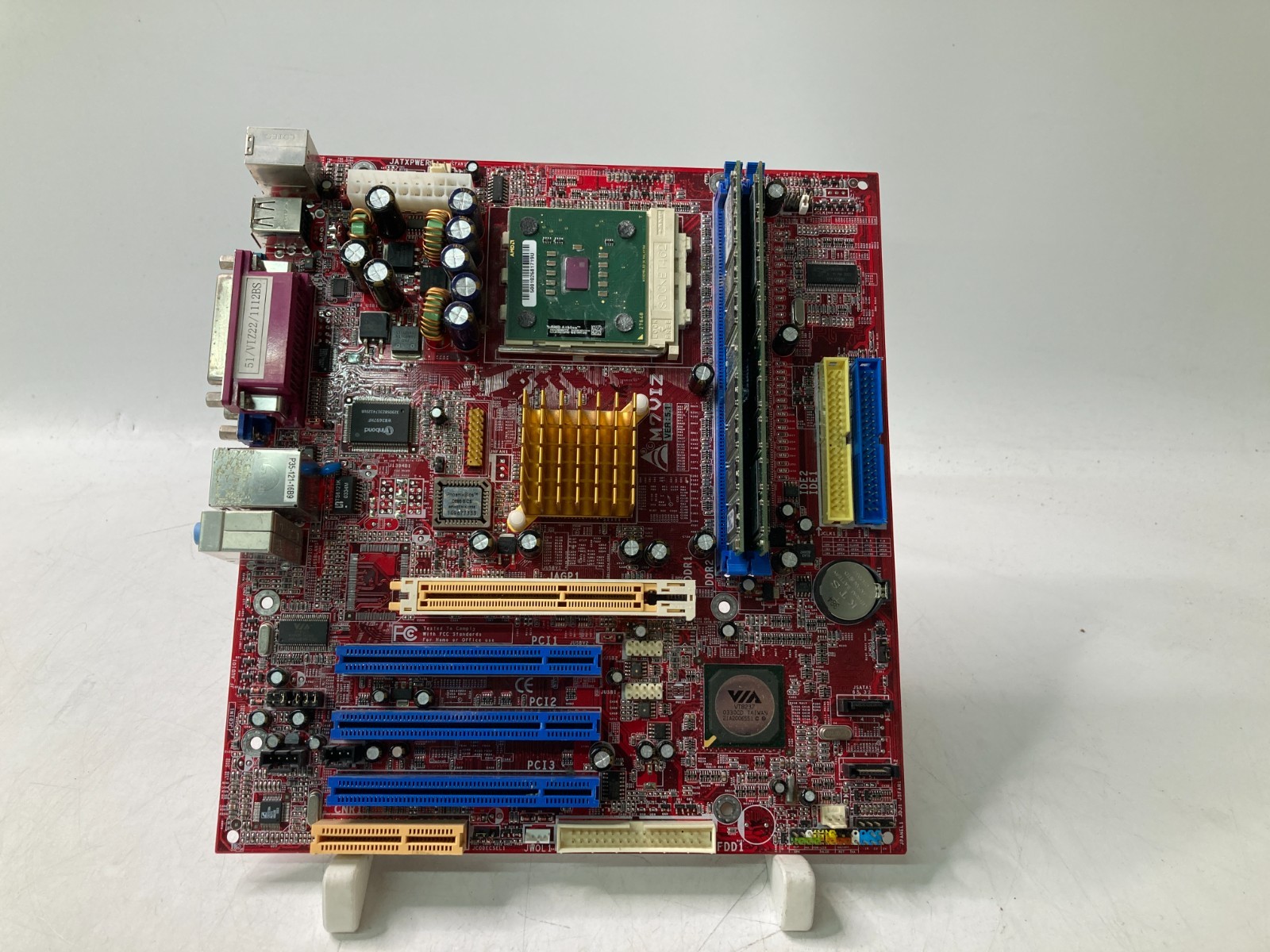 Vintage BIOSTAR M7VIZ v5.1 w/ AMD Athlon XP 2000+ 512MB DDR2 mATX Motherboard