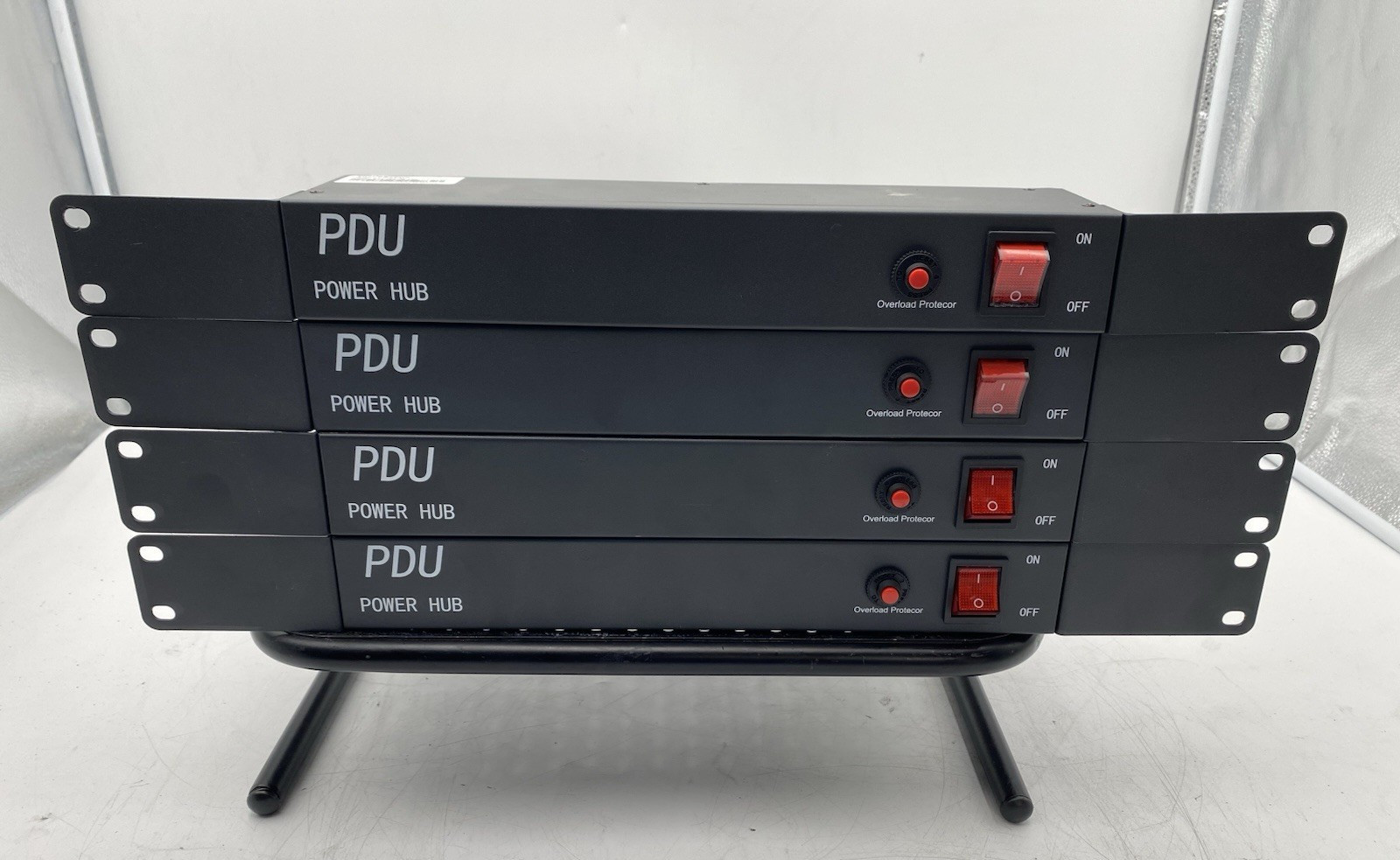 LOT of 4 6-Outlet Horizontal 1U PDU Rack Mount Power Strips CT-PDU6-SP