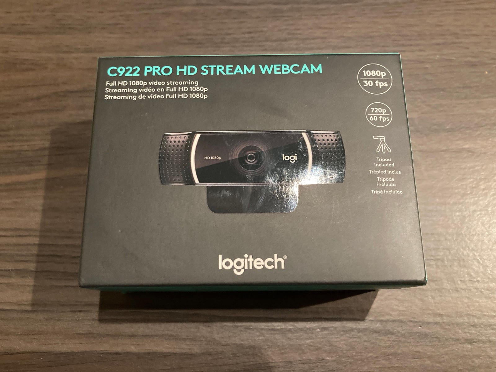 Logitech C922 Pro HD Stream Webcam - NEW SEALED