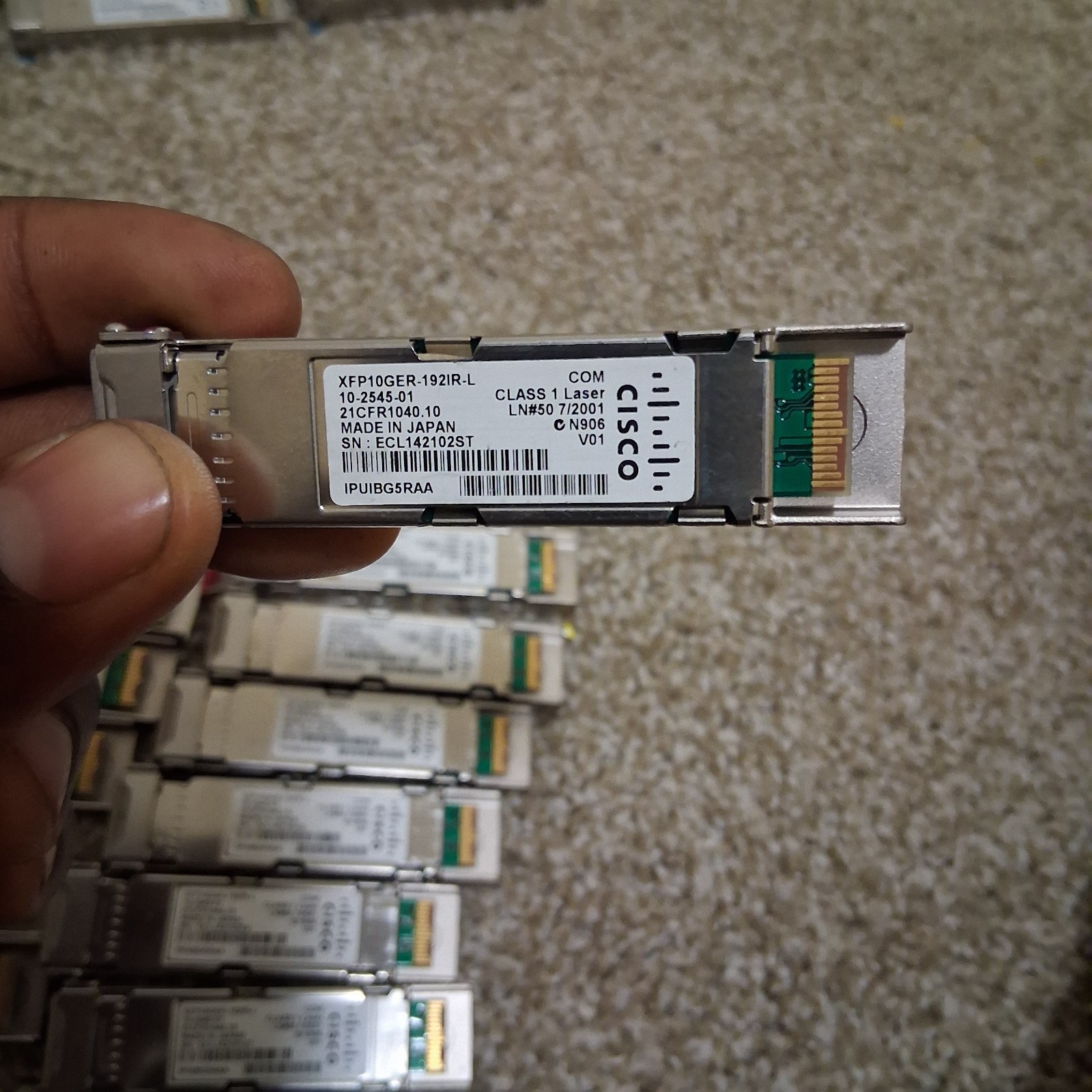 Cisco XFP10GER-192IR-L Transceiver Module, 1 Year Warranty