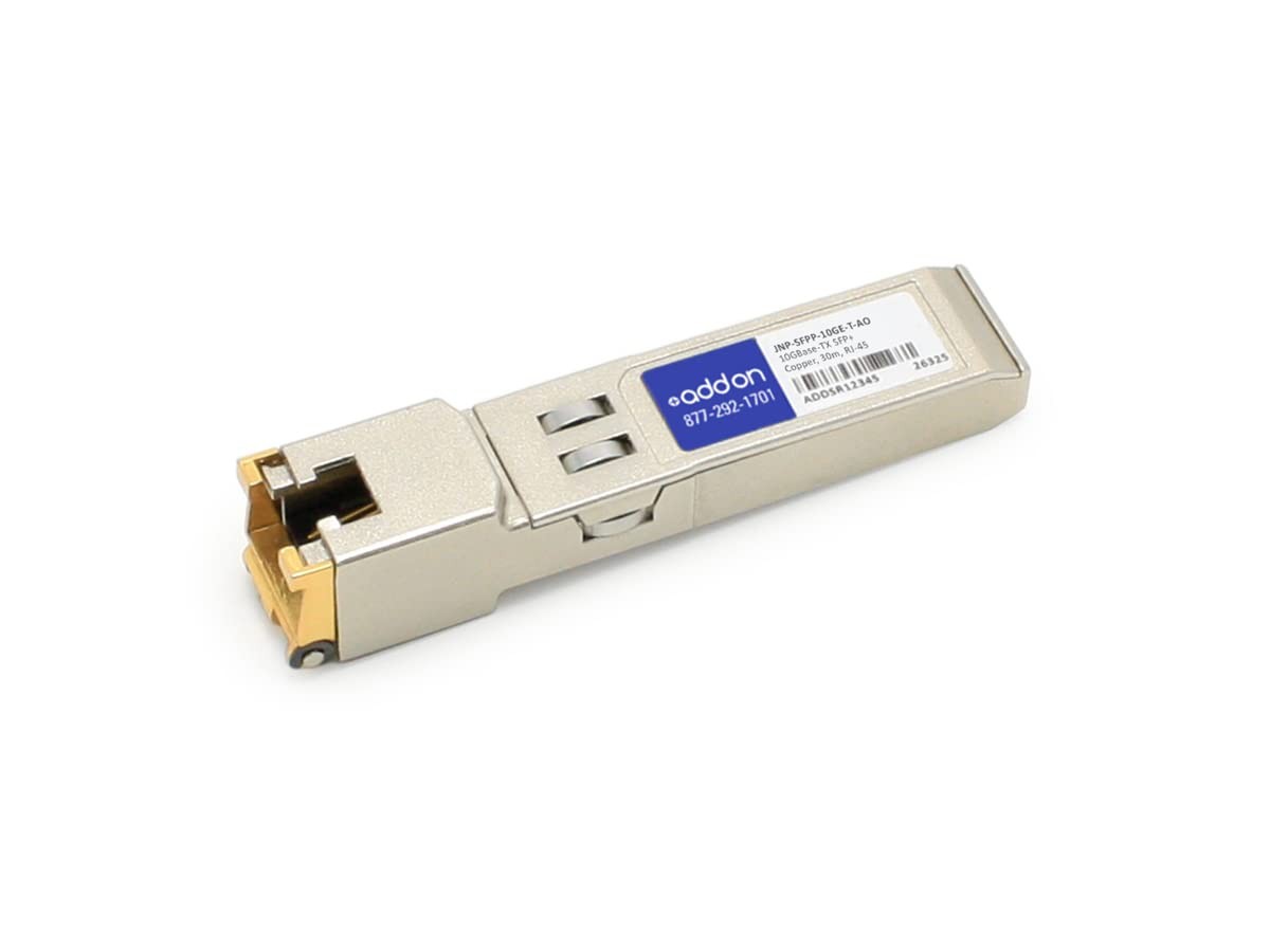 AddOn Juniper Networks Compatible TAA Compliant 100/1000/10000Base-TX SFP+