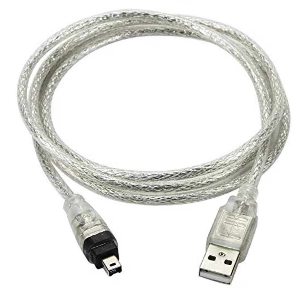 USB 2.0 Male~IEEE 1394 Mini 4Pin Male iLink Firewire DV Adaptr Cable Comp.w/Sony