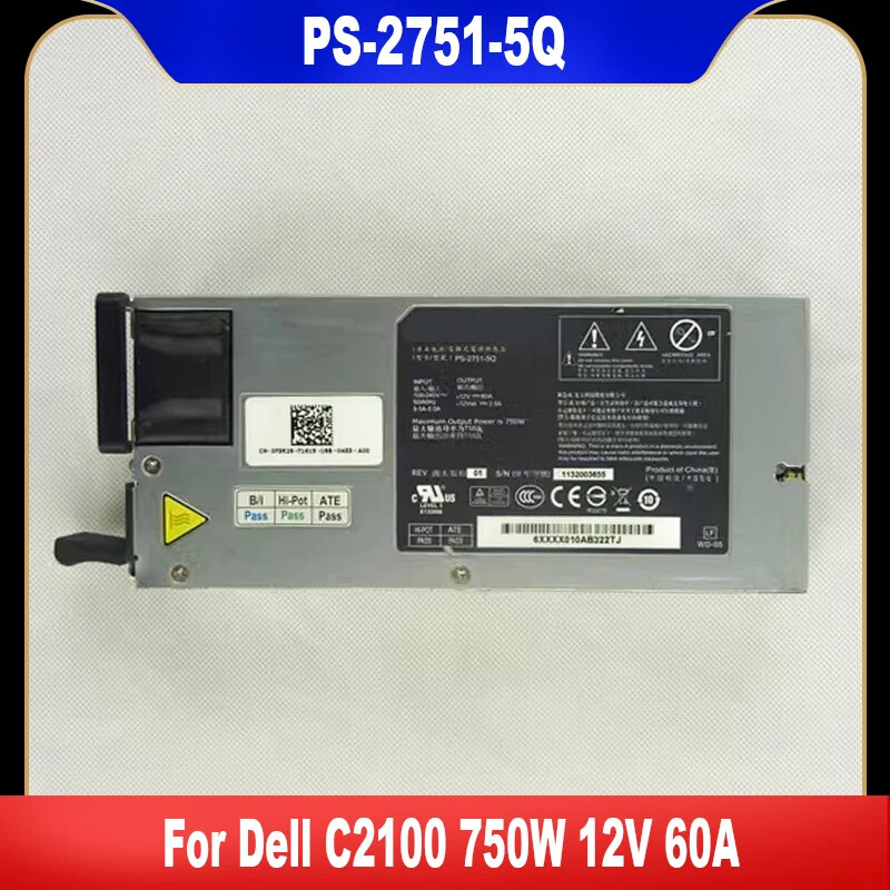 PS-2751-5Q For DELL C2100 Redundant Power Supply For LITEON 750W 0F3R29