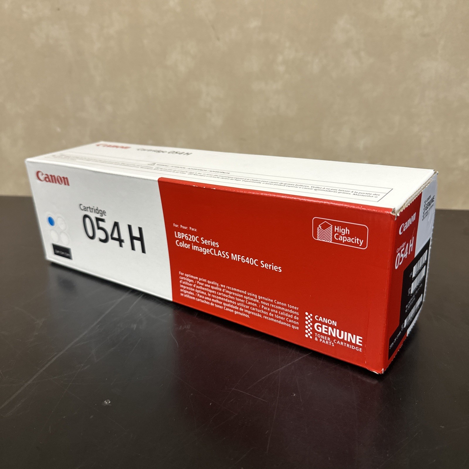 Canon 054H High Yield Cyan Toner Cartridge 3027C001
