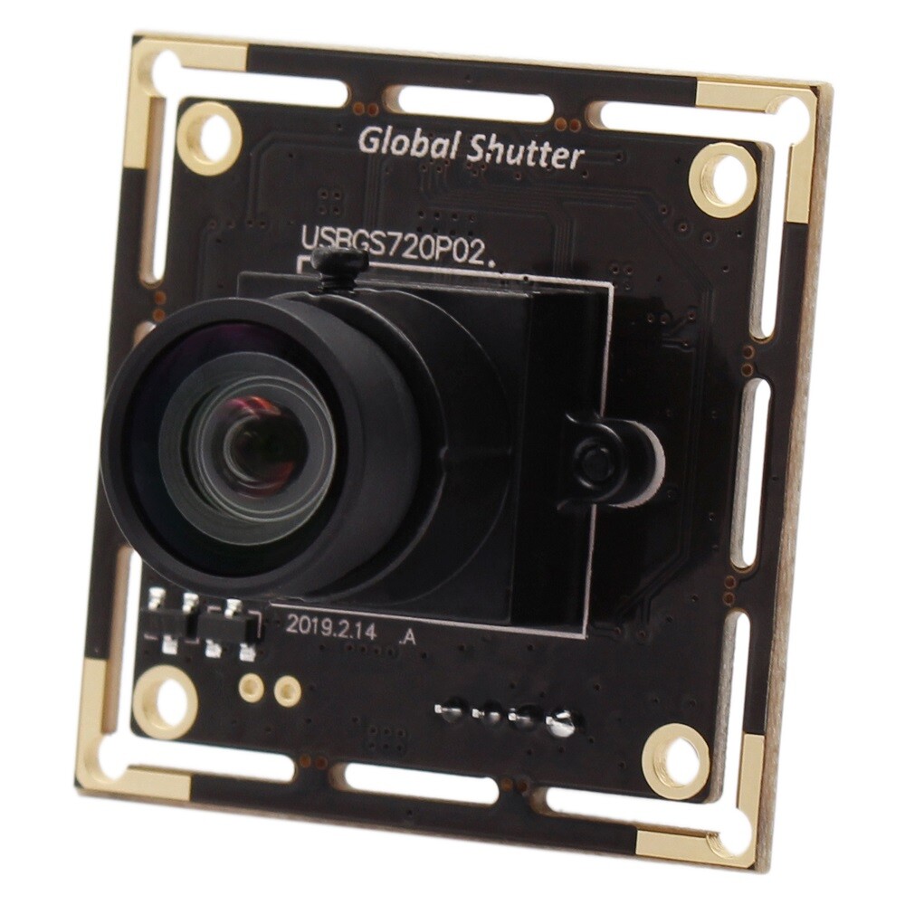 ELP Webcamera 720P Global Shutter USB camera High Speed 60fps Monochrome Webcam
