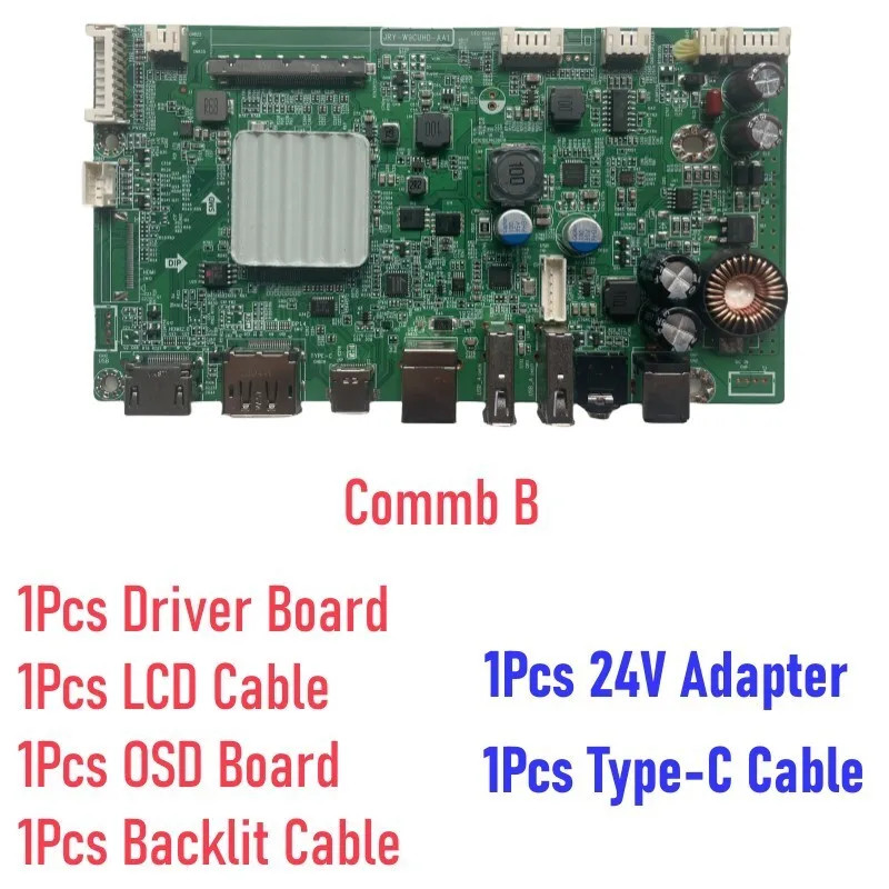 5K Driver Board for iMac 27" A1419/A2115,LM270QQ1/QQ2 DIY Monitor JRY-W9CUHD-AA1