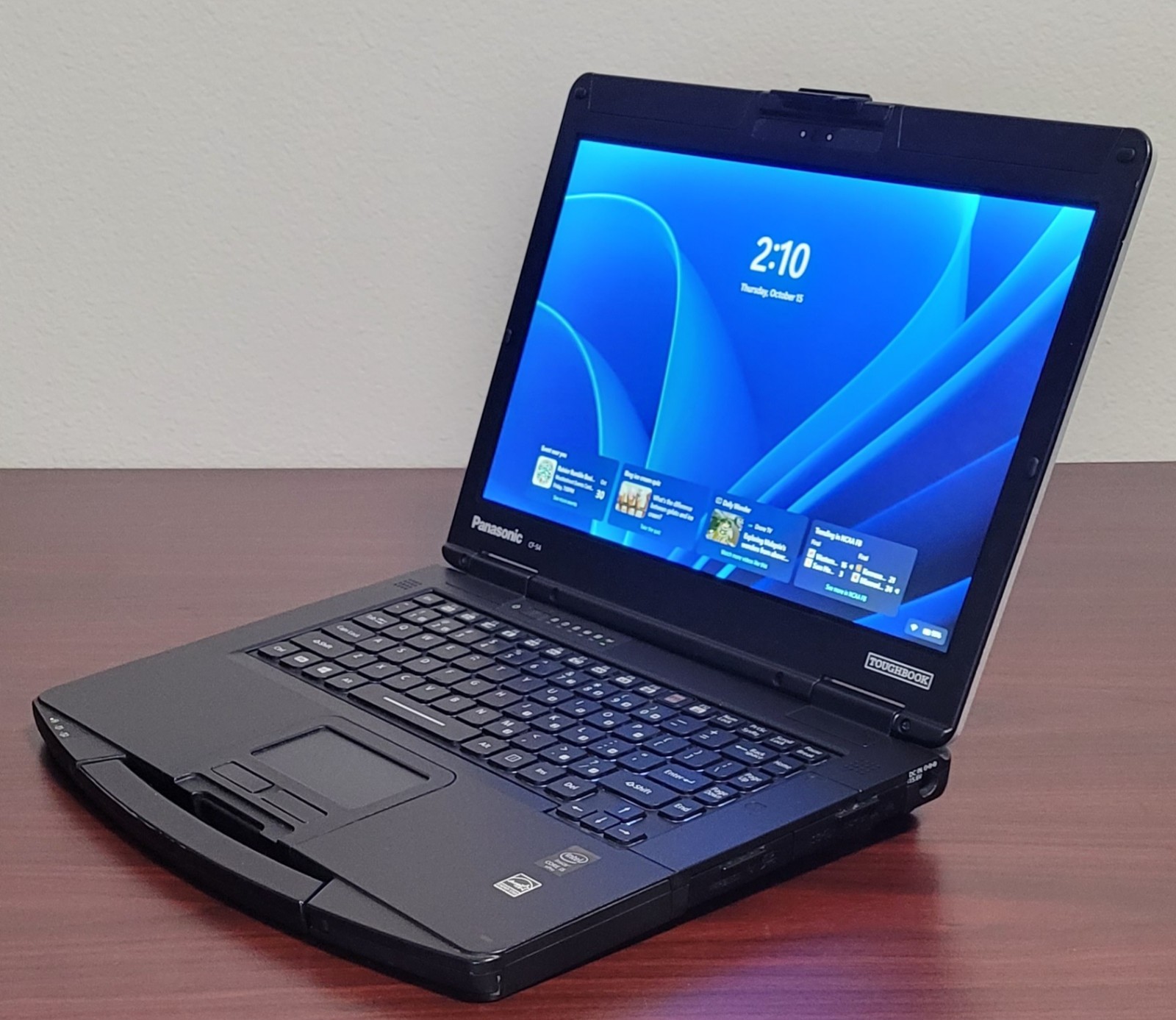 Panasonic ToughBook CF-54 MK3 Touch, i5-7300U 2.60GHz 16GB 512GB SSD Win 11 Pro