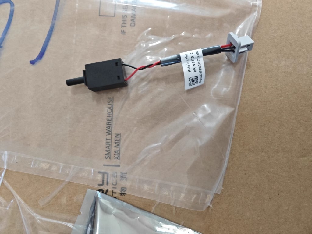 New original Dell R740 R740XD center mounted fan rack alarm switch 7TD22