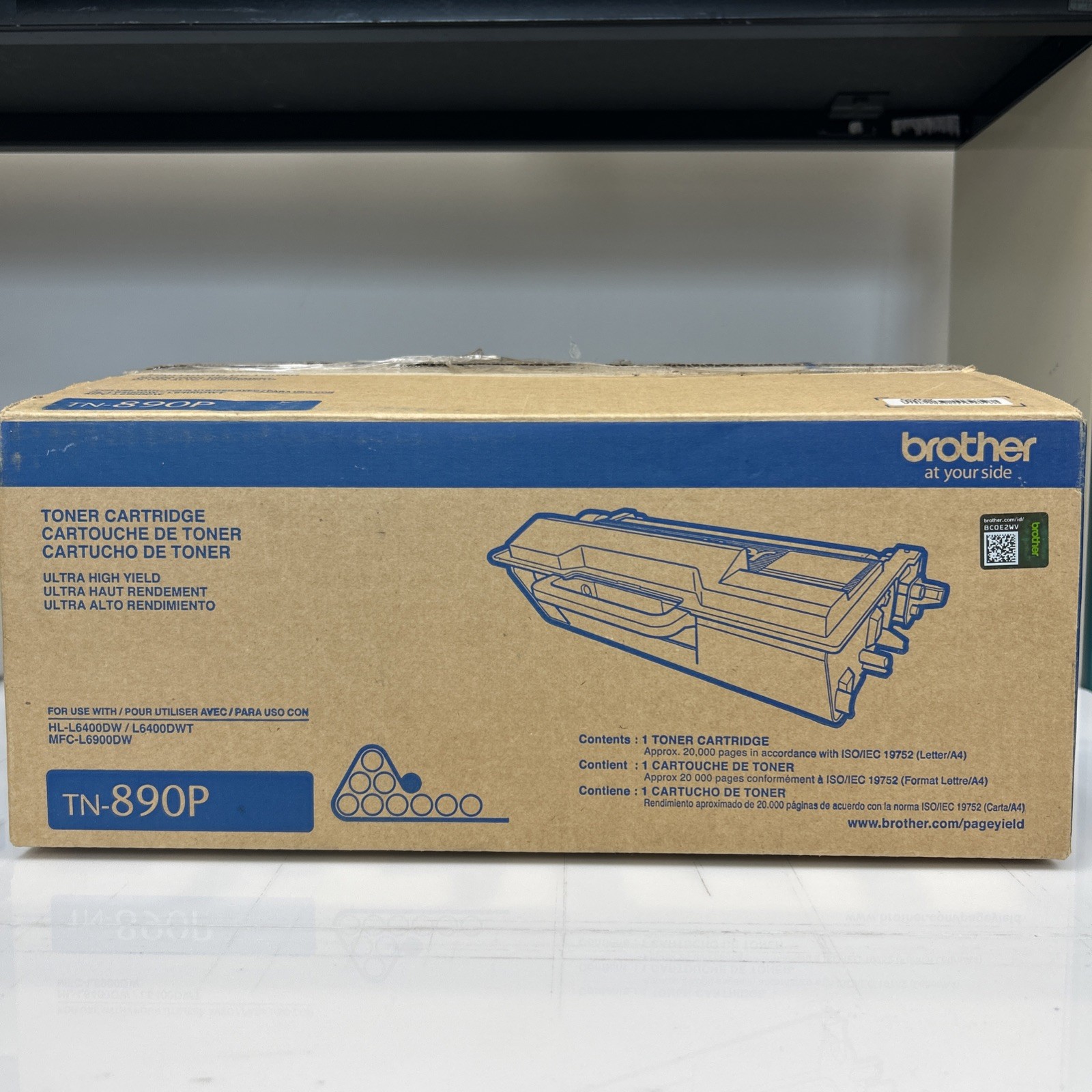Brother Geniune TN890 Black Ultra High Yield Toner Cartridge