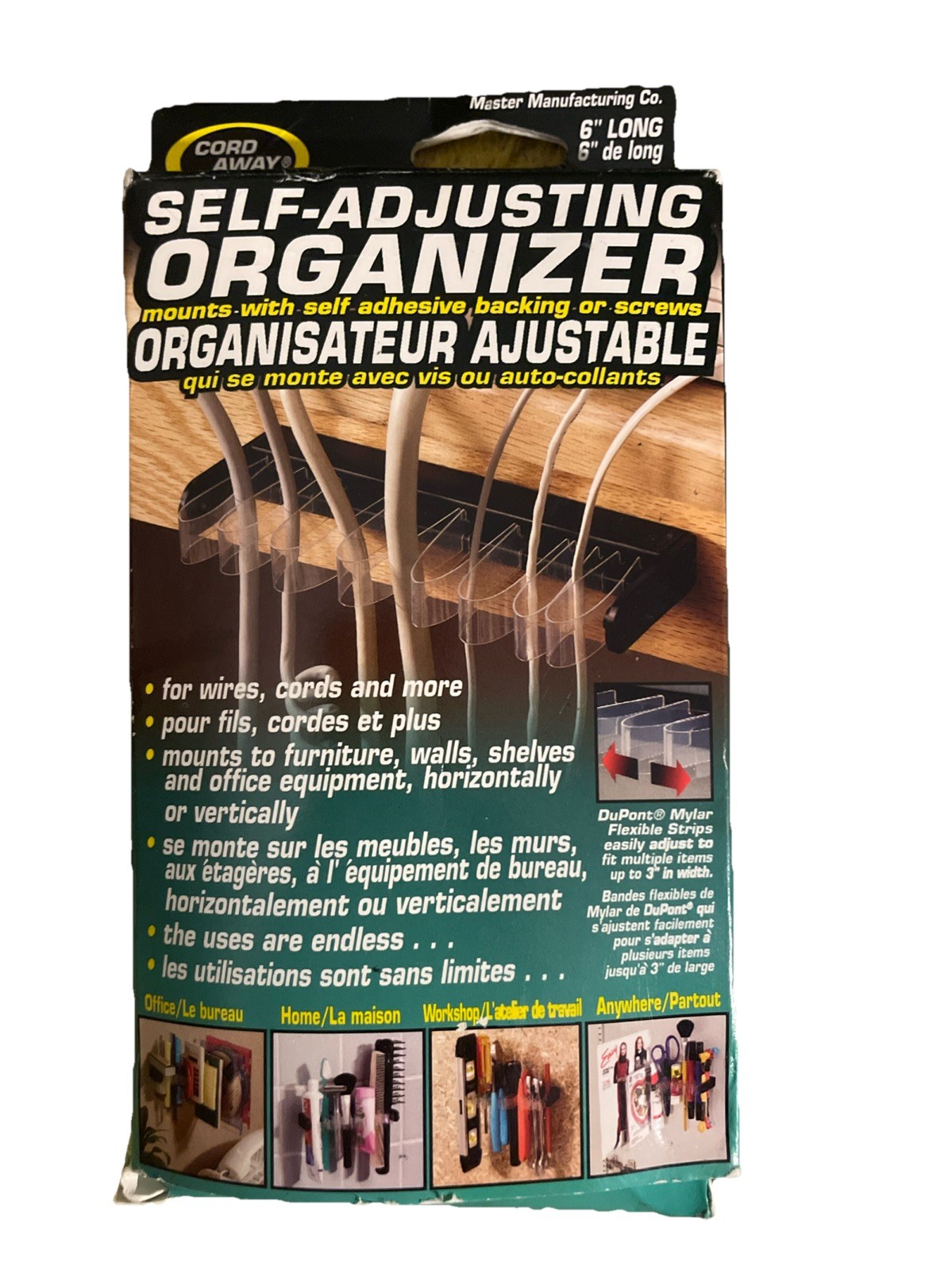 CordAway Self-Adjusting Cable Organizer (U8)