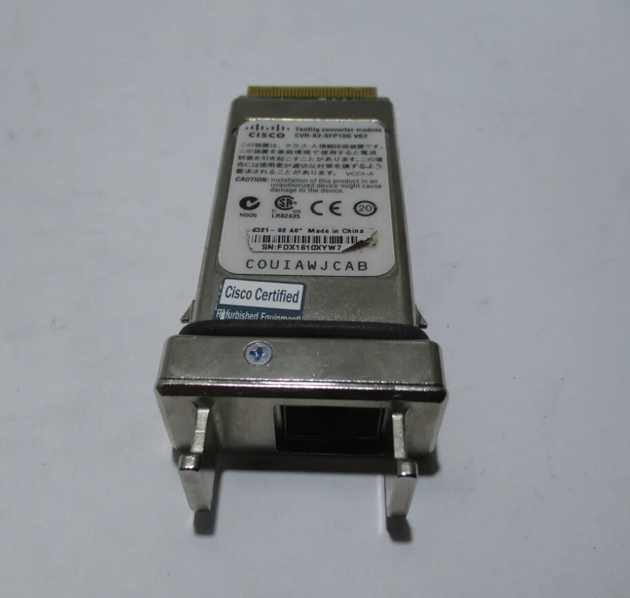 Cisco | CVR-X2-SFP10G | 10G Converter Adapter X2 to SFP+ 10GB