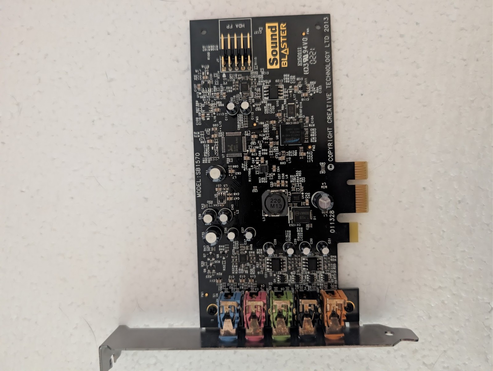 Creative Labs 70sb157000000 Blaster Audigy FX PCIe 5.1 Sound Card