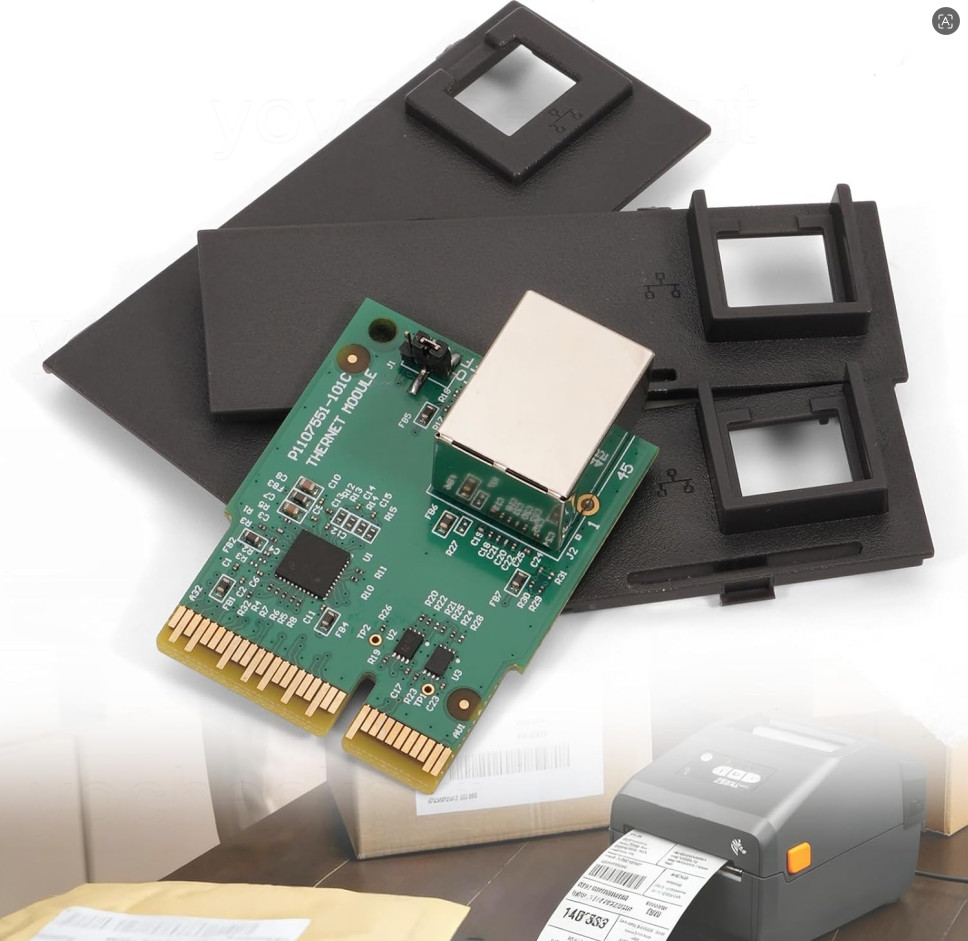 Kit Upgrade Ethernet Module For Zebra ZD4A042-301E00EZ ZD4A043-301E00EZ Printer