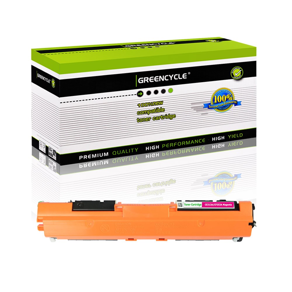 GREENCYCLE 1PK Compatible For HP 130A LaserJet MFP M176n - CF353A Magenta Toner