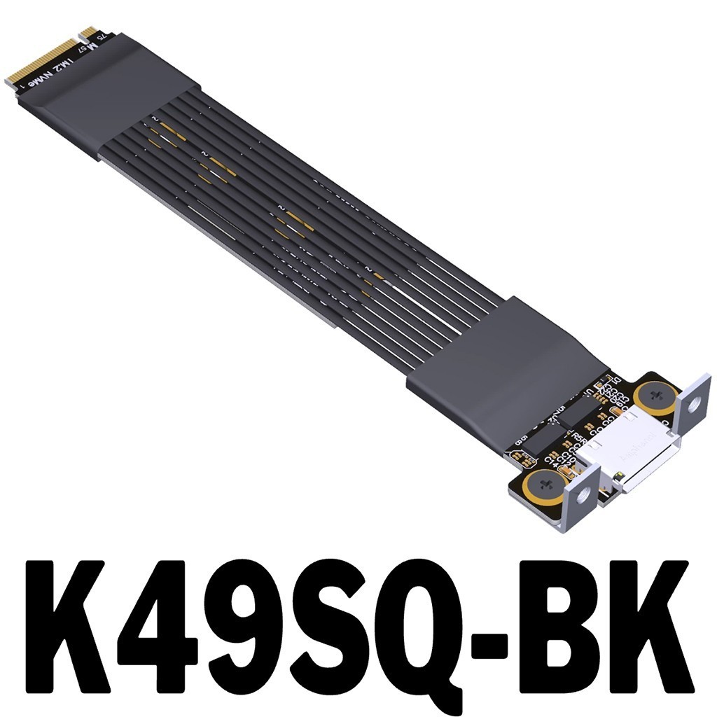 ADT-Link M.2 NVMe OcuLink Adapter Cable PCIe 5.0 x4 SFF-8611 Graphics Card
