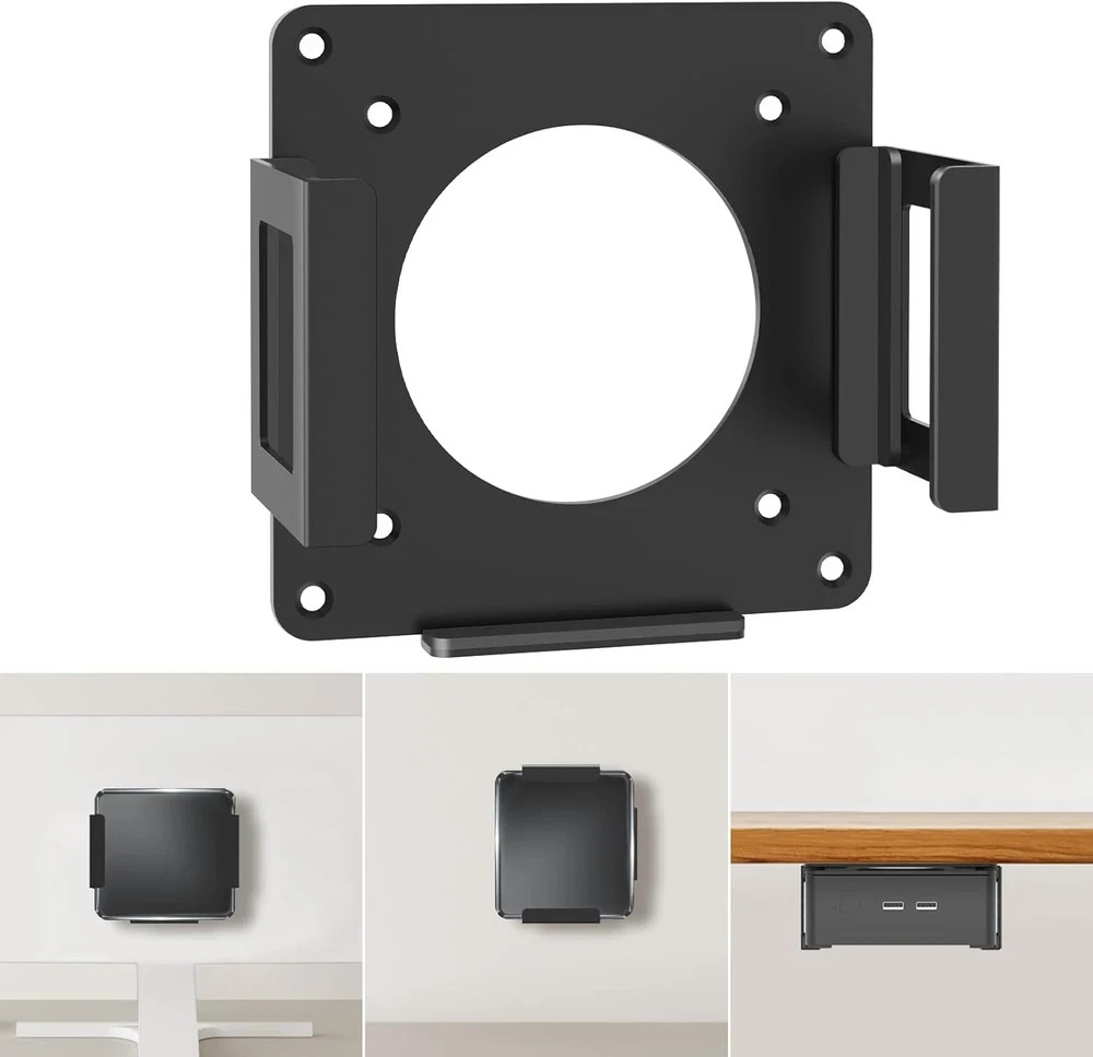 Mini PC Mount for Gmktec VESA Wall and under Desk Mount for Gmktec G3 Plus/ G1/