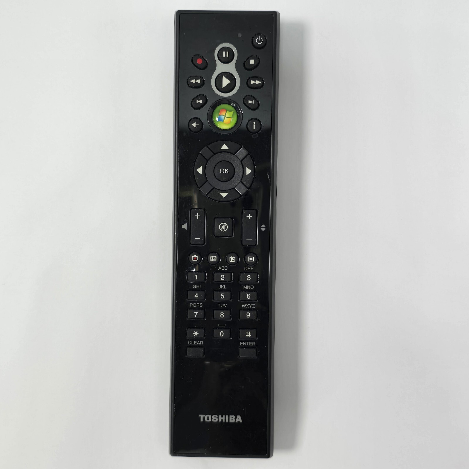 Toshiba Remote Control G83C0008A210 with Windows Media Center Button and RC6 Inf