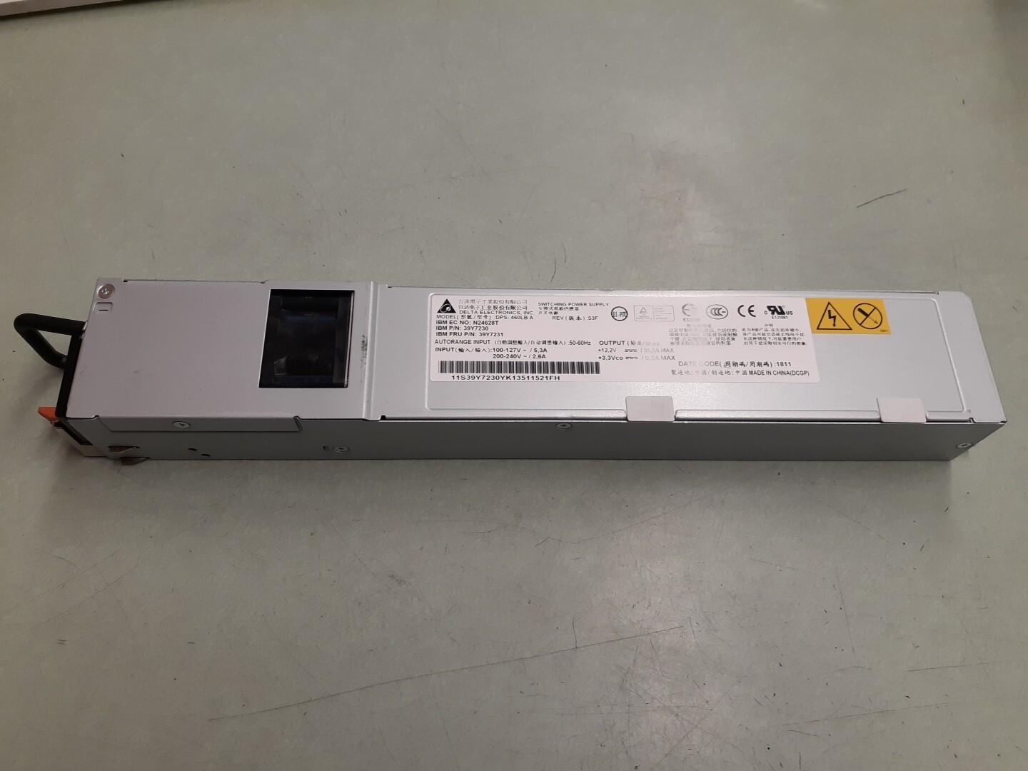 Delta DPS-460LB A REV S3F 460W Switching Power Supply 39Y7230 39Y7231