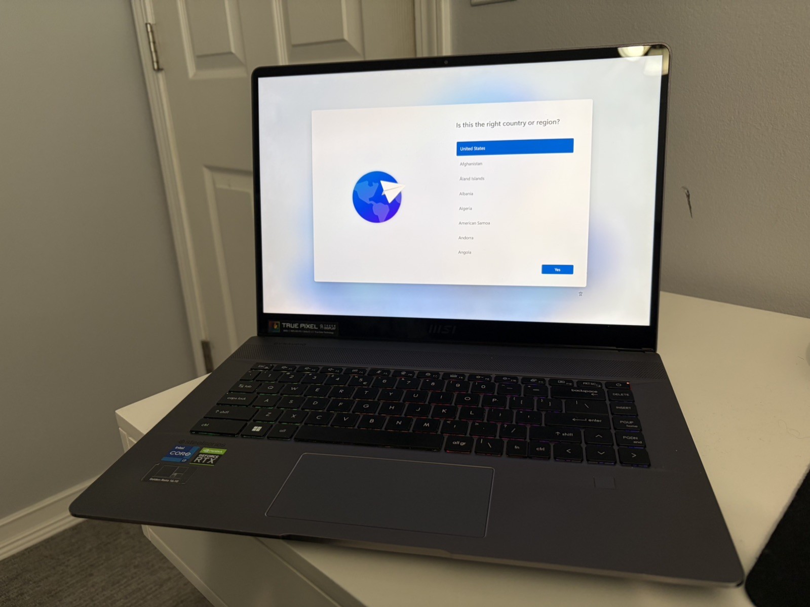 MSI Creator Z16 Laptop 11th Gen i7 2.30GHz 32GB RAM Nvidia RTX 3060 6GB 1TB SSD