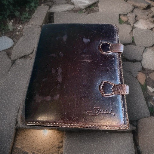 Saddleback Leather Company IPAD Case Coffee 9.5 x 7.5 School Work money.