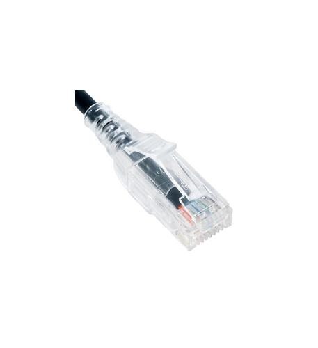 ICC ICPCSY01BK 1 Ft Cat6 Slim Ethernet Patch Cord Black